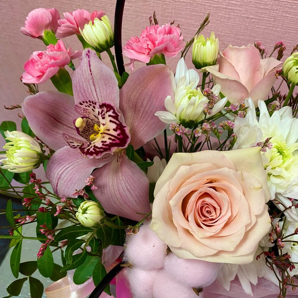 Сумочка с орхидей и розами Сумочка с орхидей и розами